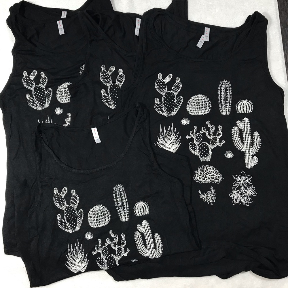Cactus and Succulent Print Tank Top - Picture 11 of 13
